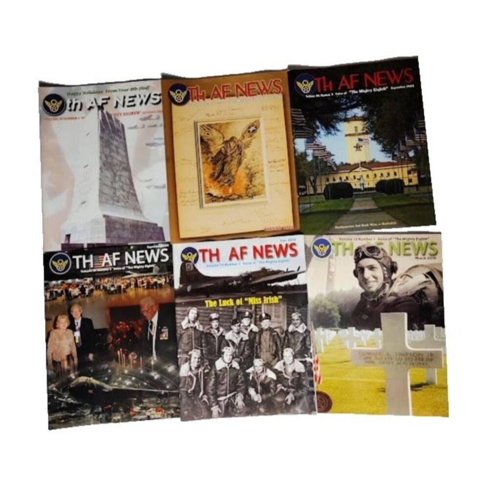 8th AF News Magazine Lot 6 8th Air Force Historical Society 2003 2006 2009 2010